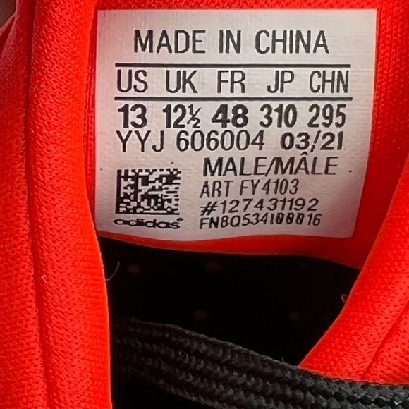 adidas SOLARBOOST 3 Shoes - Solar Red | Men's 13 running training Neon - Picture 11 of 11